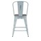 Flash Furniture Green-Blue Metal Stool with Gray Poly Seat ET-3534-24-DB-PL1G-GG - alternate 3